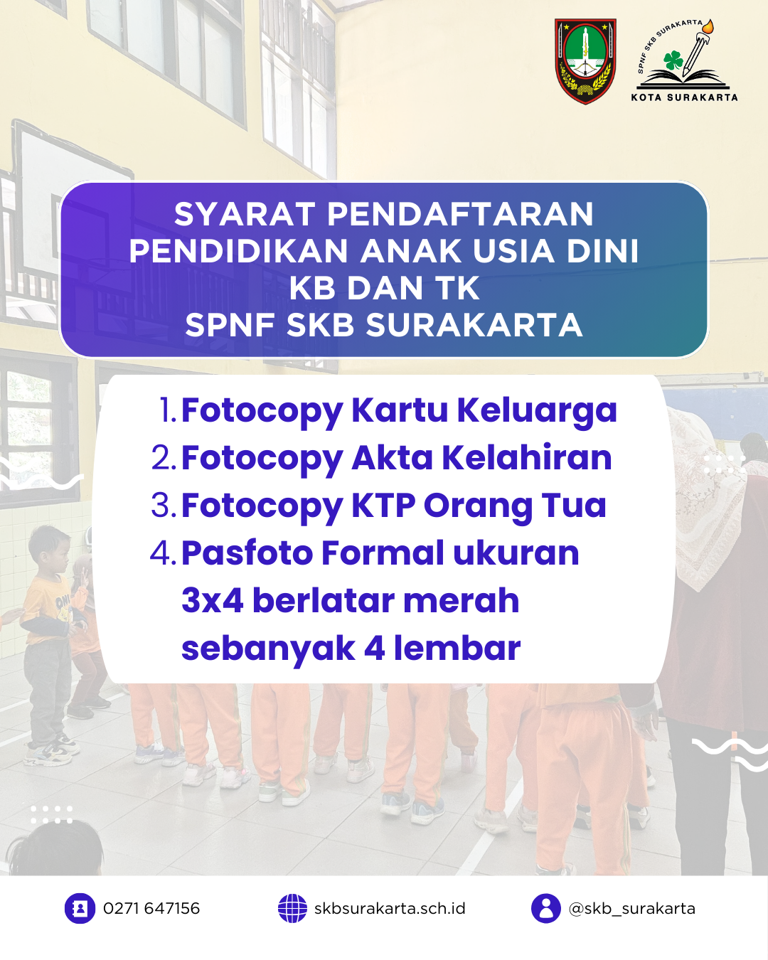 Syarat Administrasi PAUD 2025