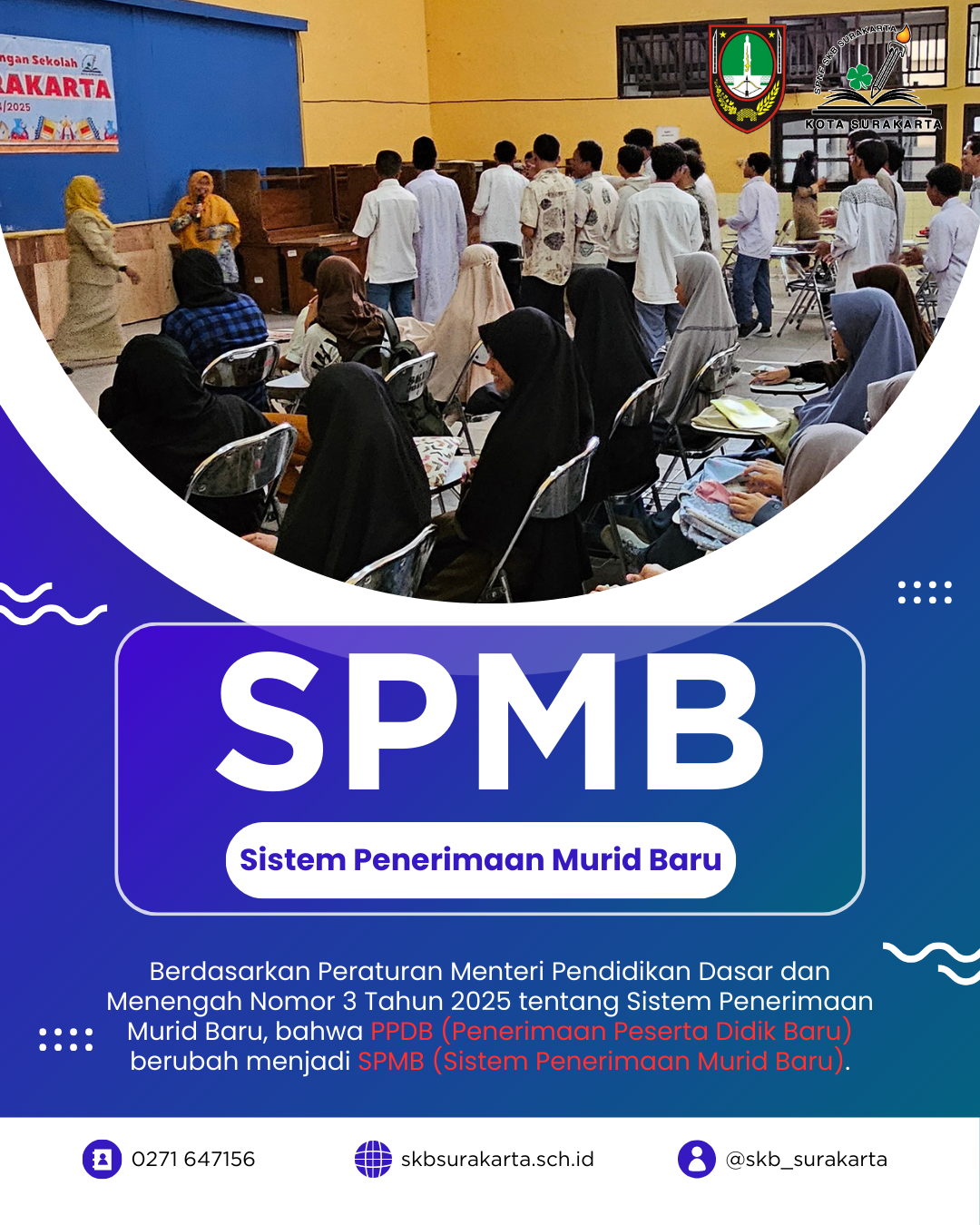 Infografis Pendaftaran SPMB