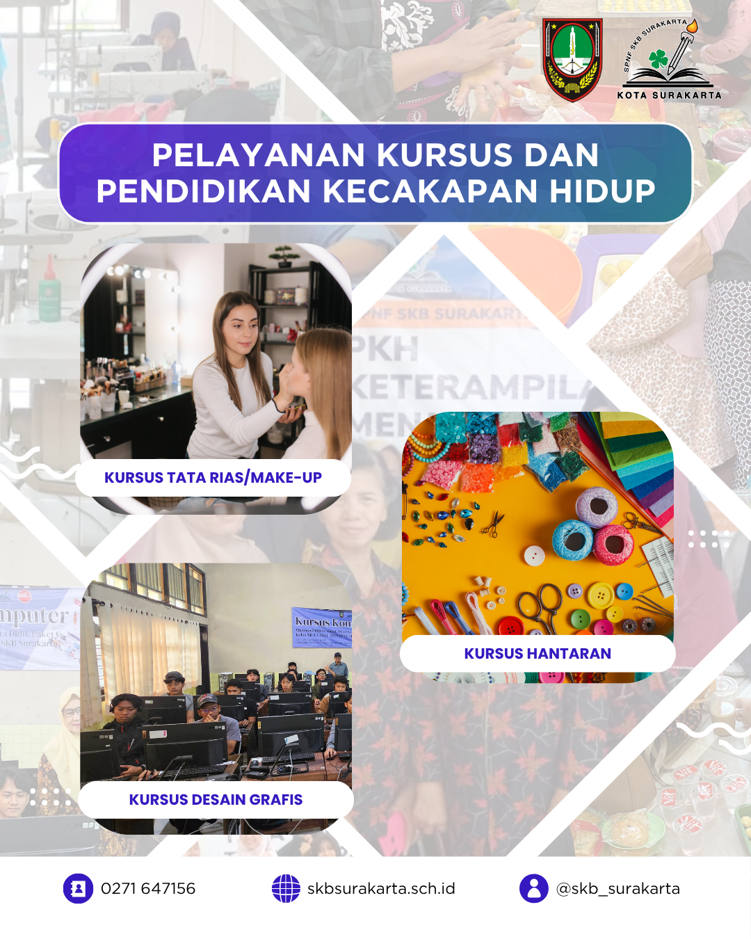 Kursus Rias, Hantaran, Desain Grafis